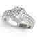 1.4 CTW Certified VS/SI Diamond Solitaire Halo Ring 14K