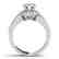 1.4 CTW Certified VS/SI Diamond Solitaire Halo Ring 14K - 2