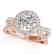 1.51 CTW Certified VS/SI Diamond Solitaire Halo Ring - 2