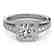 2 CTW Certified VS/SI Diamond Solitaire Halo Ring 14K
