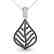 1.25 CTW Micro Pave Black & VS/SI Diamond Necklace