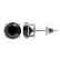 2.09 CTW Fancy Black VS Diamond Solitaire Stud Earrings - 2