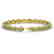 10.67 CTW Peridot & Diamond Halo Bracelet 10K Yellow - 2
