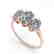 2 CTW Solitaire VS/SI Oval Cut Diamond 14K Rose Gold - 2