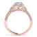 1.5 CTW Certified VS/SI Diamond Solitaire Halo Ring 14K - 2