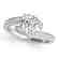 2 CTW Certified VS/SI Diamond Bypass Solitaire Ring 14K - 2