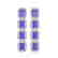 11.93 CTW Tanzanite & Diamond Halo Earrings 10K White