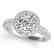 1.65 CTW Certified VS/SI Diamond Solitaire Halo Ring