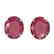 18 CTW Ruby Designer Solitaire Stud Earrings 18K White