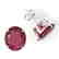 18 CTW Ruby Designer Solitaire Stud Earrings 18K White - 2