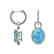 8 CTW Sky Blue Topaz & Micro Solitaire Halo VS/SI - 2