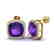 12 CTW Amethyst & Micro Pave Halo VS/SI Diamond - 2