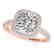 1.01 CTW Certified VS/SI Cushion Diamond Solitaire Halo