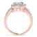 1.01 CTW Certified VS/SI Cushion Diamond Solitaire Halo - 2