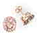 18 CTW Morganite Designer Solitaire Stud Earrings 14K - 2