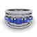 2.25 CTW Tanzanite & Micro Pave VS/SI Diamond Designer