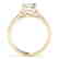 1.3 CTW Certified VS/SI Princess Diamond Ring 14K - 2