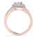 1.6 CTW Certified VS/SI Princess Diamond Solitaire Halo - 2