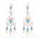 11 CTW Sky Topaz & Micro Pave VS/SI Diamond Earrings - 2