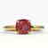 2 CTW Cushion Cut Pink Tourmaline Solitaire Engagement
