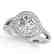 1.9 CTW Certified VS/SI Diamond Solitaire Halo Ring 14K
