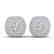 2 CTW Princess VS/SI Diamond Art Deco Stud Micro Halo