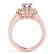 1.35 CTW Certified VS/SI Diamond Solitaire Halo Ring - 2