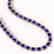 58.59 CTW Sapphire & Diamond Halo Necklace 10K Rose - 2