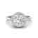 2 CTW Micro Pave VS/SI Diamond Ring Designer Halo 18K