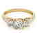 2 CTW Certified VS/SI Diamond 3 Stone Solitaire Ring