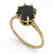 2.0 CTW Black Diamond Solitaire 14K Yellow Gold - 2