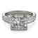 2.1 CTW Certified VS/SI Princess Diamond Solitaire Halo