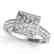 2.1 CTW Certified VS/SI Princess Diamond Solitaire Halo - 2