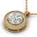 2 CTW I-SI Diamond Solitaire Art Deco Micro Halo - 2