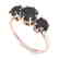 2 CTW Black Diamond Ring 14K Rose Gold - 2