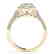 1.25 CTW Certified VS/SI Diamond Solitaire Halo Ring - 2