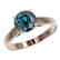 2.04 CTW Certified Intense Blue SI Diamond Solitaire - 2