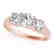 1.5 CTW Certified VS/SI Diamond 3 Stone Solitaire Ring