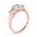 1.5 CTW Certified VS/SI Diamond 3 Stone Solitaire Ring - 2