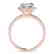 1.33 CTW Certified VS/SI Cushion Diamond Solitaire Halo - 2