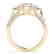 1.75 CTW Certified VS/SI Diamond 3 Stone Ring 14K - 2