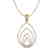 1.25 CTW Micro Pave VS/SI Diamond Designer Necklace 18K - 2