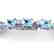 10 CTW Aquamarine & VS/SI Diamond Eternity Bracelet 10K