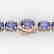 19.25 CTW Tanzanite & VS/SI Diamond Eternity Micro Halo