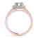 1.6 CTW Certified VS/SI Diamond Solitaire Halo Ring 14K - 2