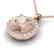 1.50 CTW Morganite & Halo VS/SI Diamond Micro Necklace