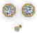 1.50 CTW Certified VS/SI Diamond Stud Earrings 14K - 2
