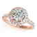 2.05 CTW Certified VS/SI Diamond Solitaire Halo Ring