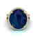 12 CTW Sapphire & Micro Pave VS/SI Diamond Halo Ring
