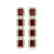 12.73 CTW Garnet & Diamond Halo Earrings 10K Yellow